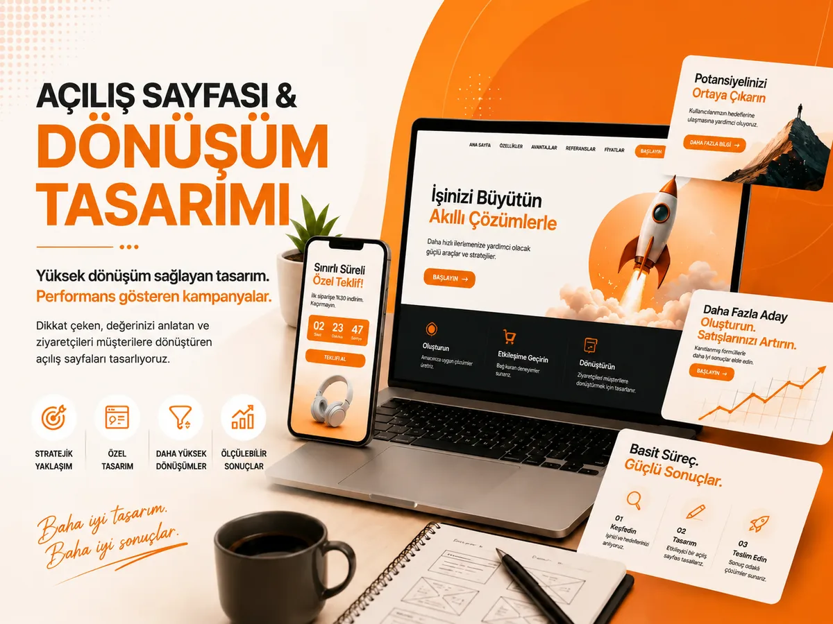 Landing Page & Dönüşüm Tasarımı