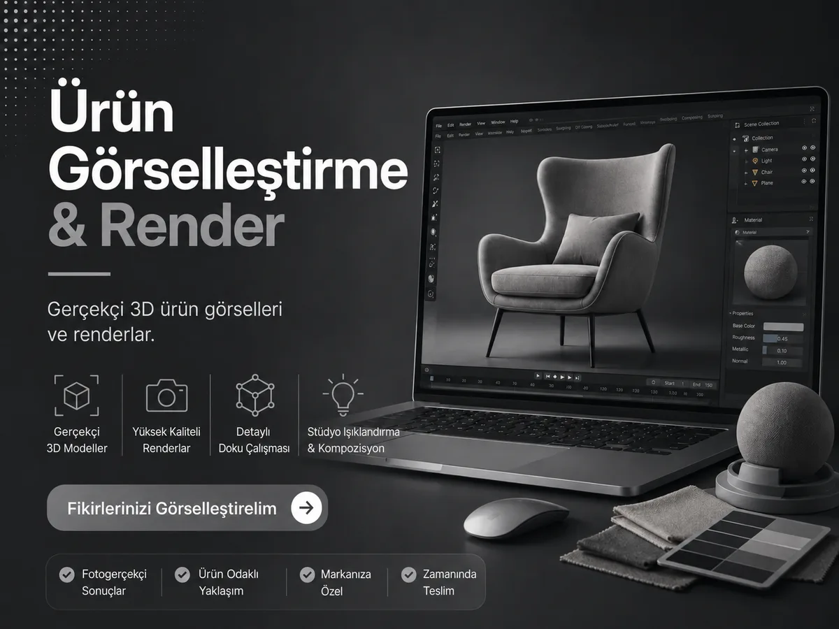 Ürün Görselleştirme & Sahneleme